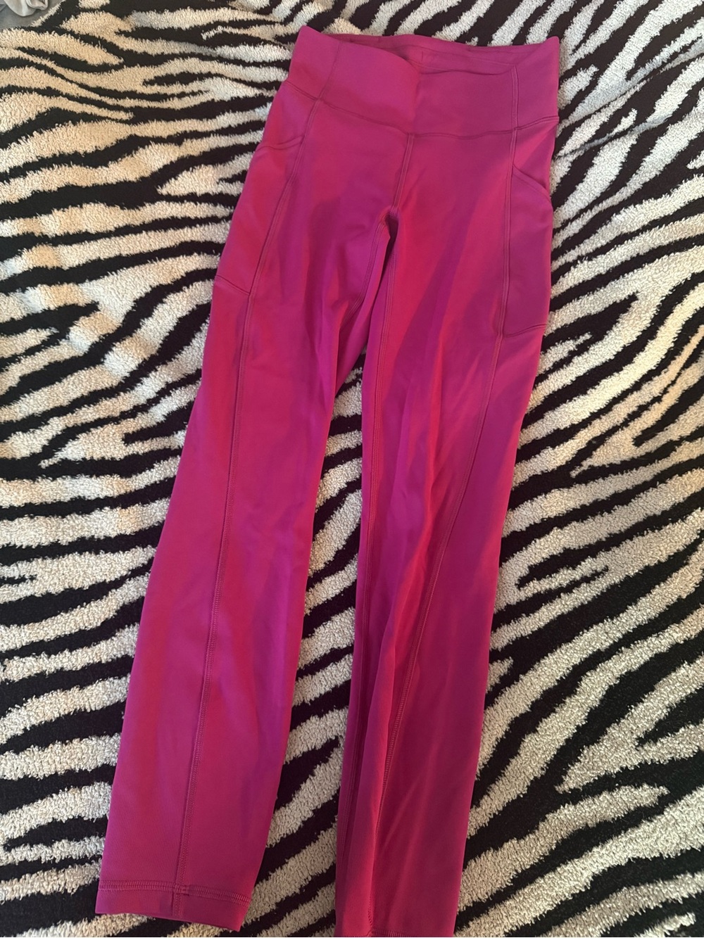 lululemon athletica Pink High-Rise Leggings w pockets
